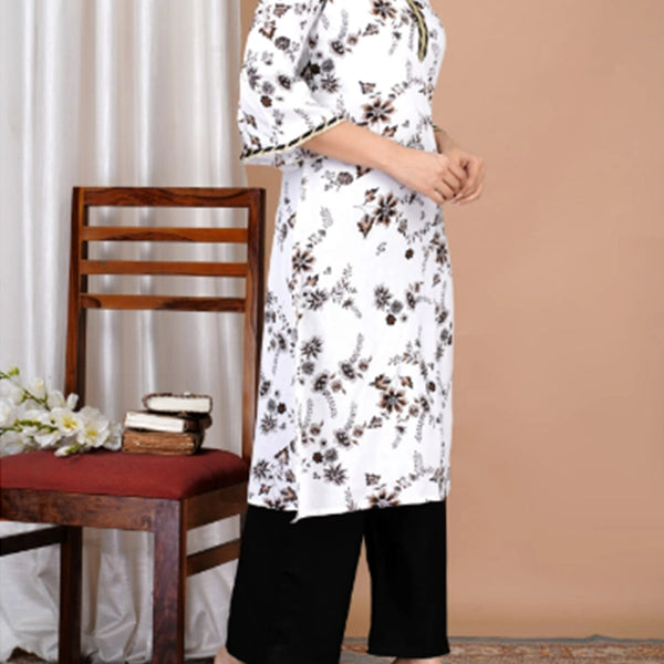 Rayon Kurti Palazzo - 4