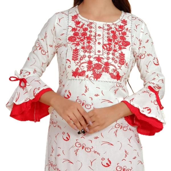 Rayon Kurti Palazzo set