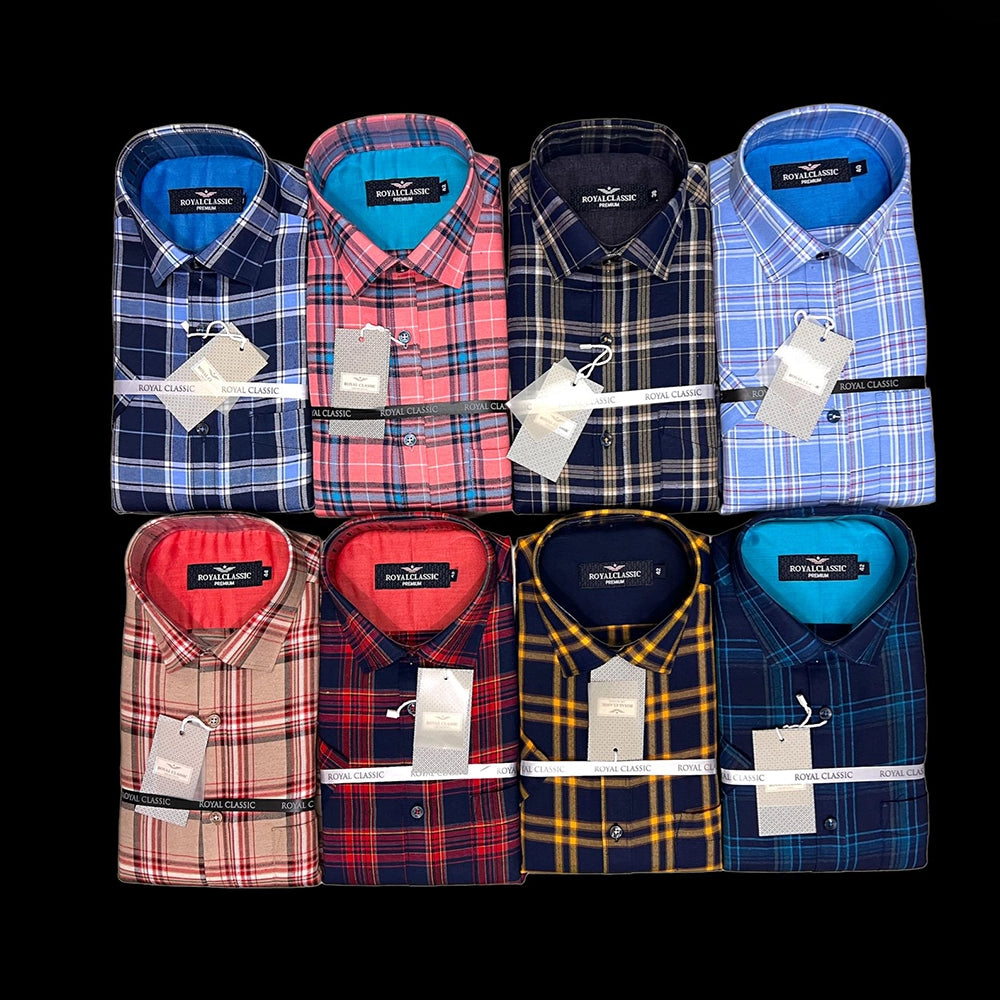 Royal Classic Premium Checkered Shirts for Men-2