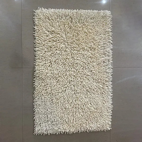 Solid Chinnile Shaggy bath matts-2