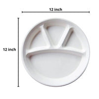 Sri Gururaya Sugarcane biodegradable plate 4 partition.2