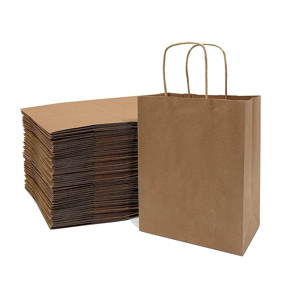 Sun paper industries Disposable Brown Kraft Paper Bags-1