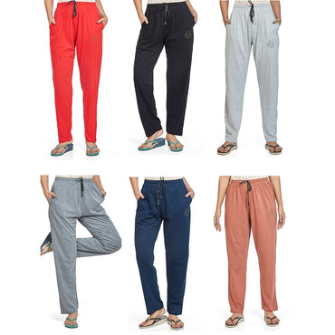 Be Funky Ankle Length Track Pant For Women 3 Pieces/ Pack