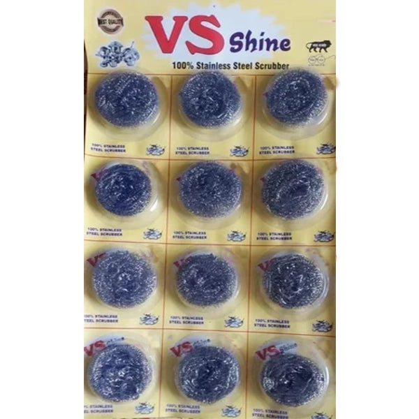 VS shine Stainless steel scrubber 1