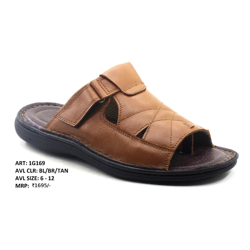 Valmax Mens chappal and sandal TAN-1