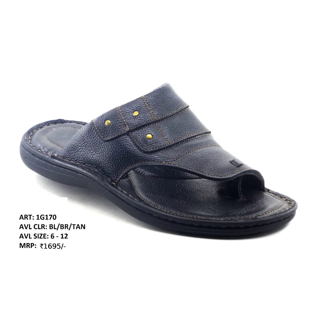 Valmax Mens chappal and sandals Blue-1