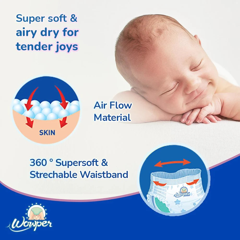 Wowper baby pants -5's New Born(Upto 5 Kg)-4