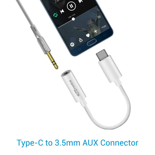 Portronics iKonnect C Type C to 3.5mm AUX connector -4